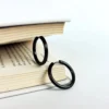 Lusty shadow hoops earrings