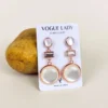 Romantic glow moonstone earrings