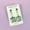 Ivory gleam moonstone earrings