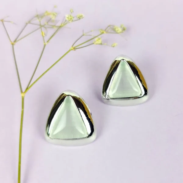Glacial glamour moonstone earrings