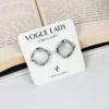 Urban vibes moonstone studs earrings