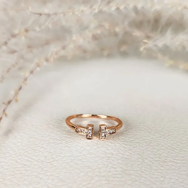 Timeless charm adjustable finger ring