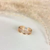 Rose nebula adjustable finger ring
