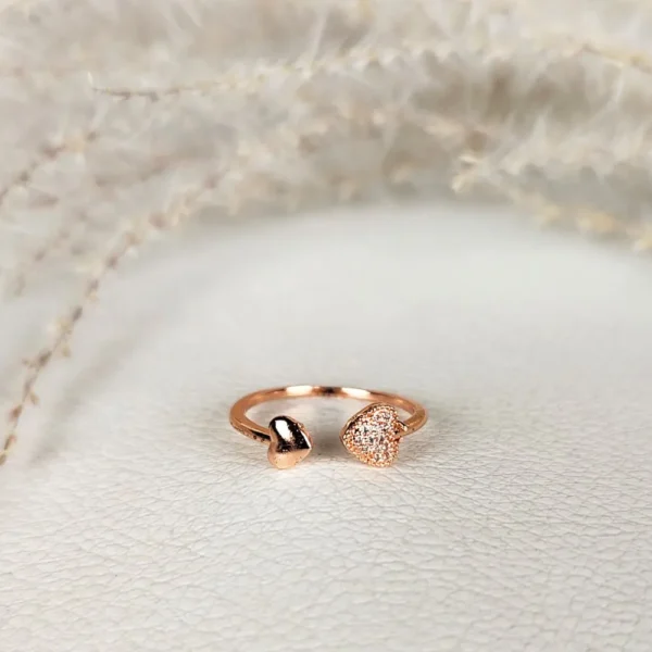 Endless love adjustable finger ring