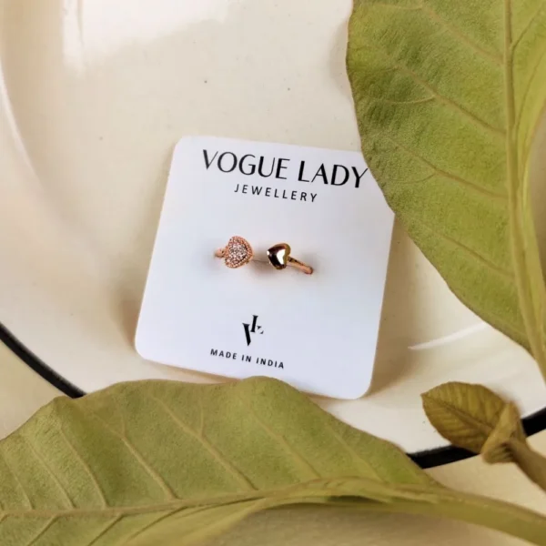 Endless love adjustable finger ring