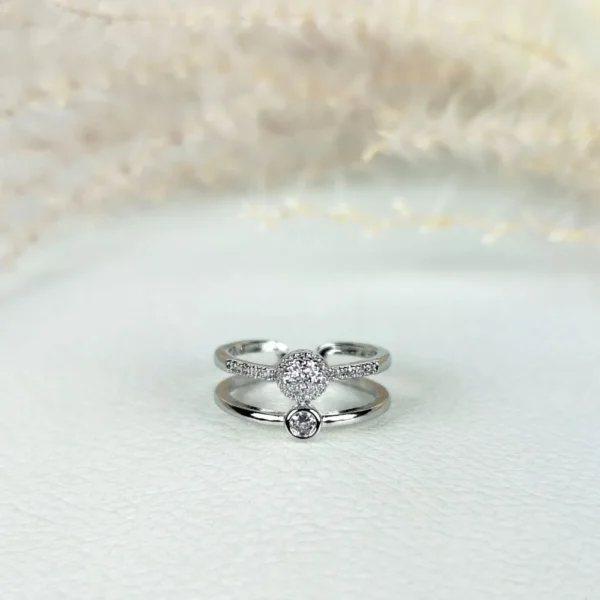Stellar ring adjustable finger ring