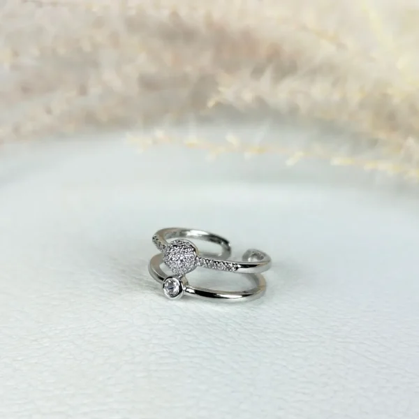 Stellar ring adjustable finger ring