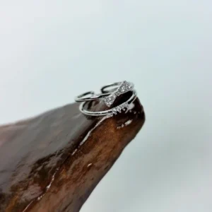 Serenity knot adjustable finger ring