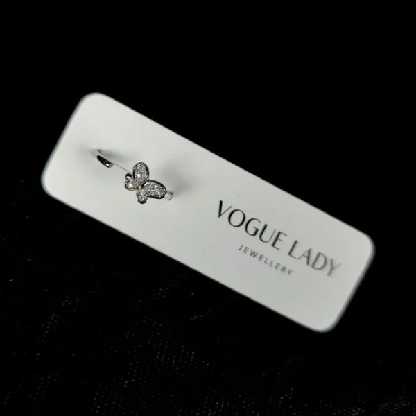 Radiant flutter adjustable finger ring