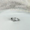 Frozen heart adjustable finger ring