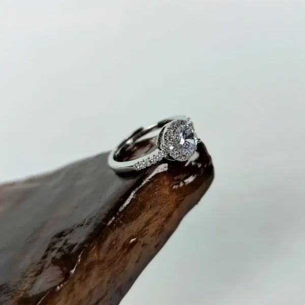 Infinity love adjustable finger ring