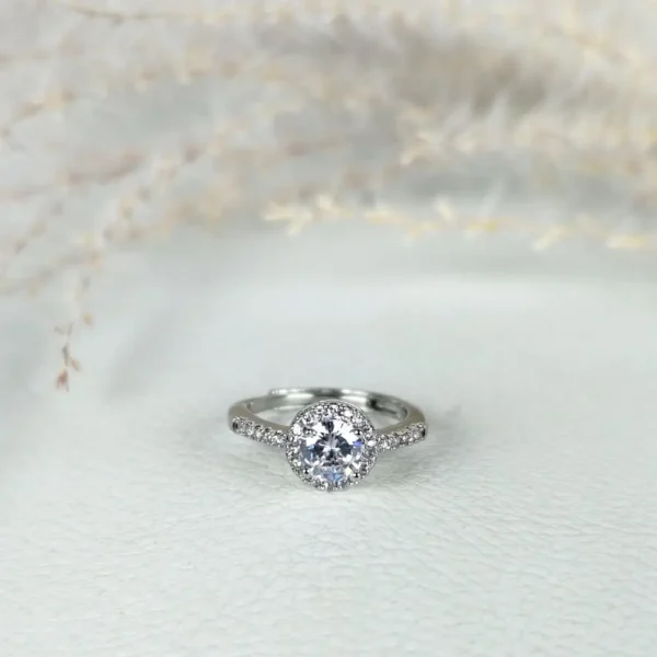 Infinity love adjustable finger ring