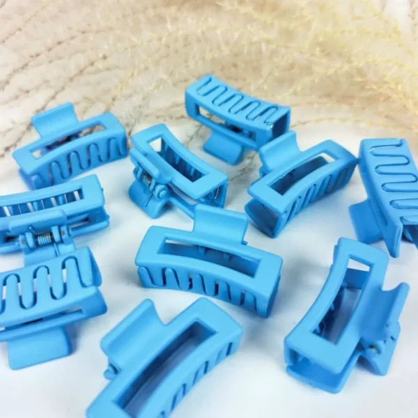 Turquoise candy pop hair claw clip
