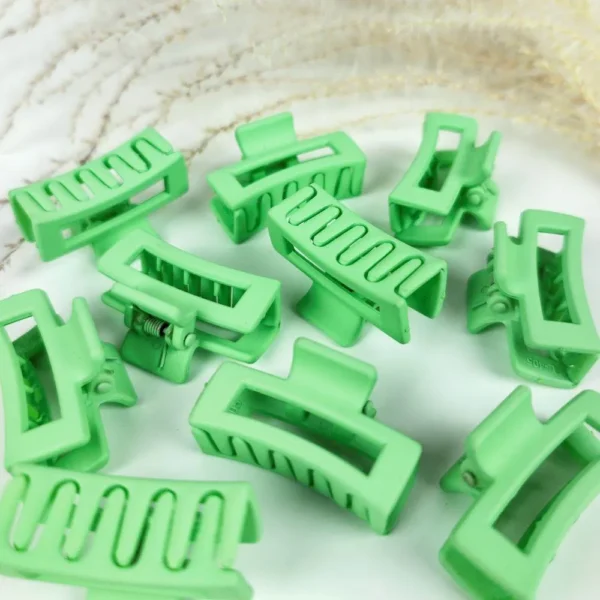 Virescent candy pop hair claw clip