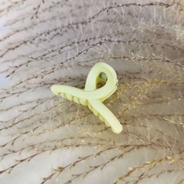 Lemon candy pop hair claw clip
