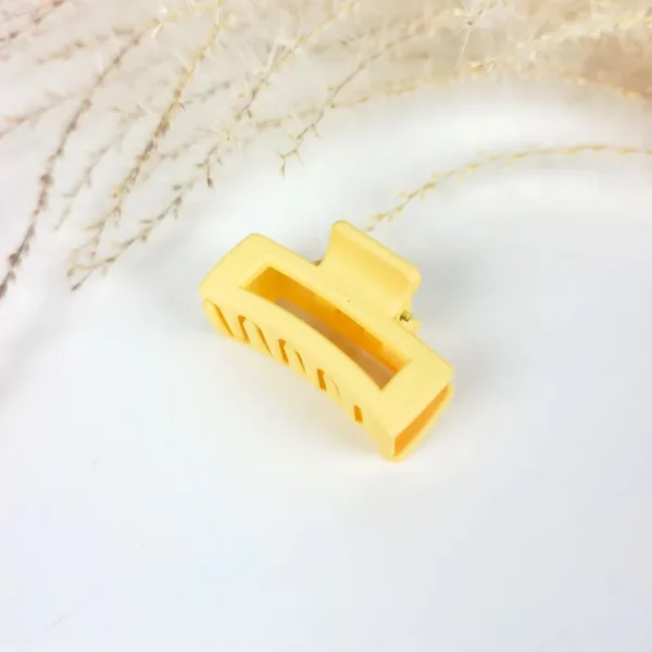 Mustard candy pop hair claw clip