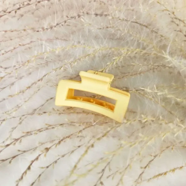 Mustard candy pop hair claw clip