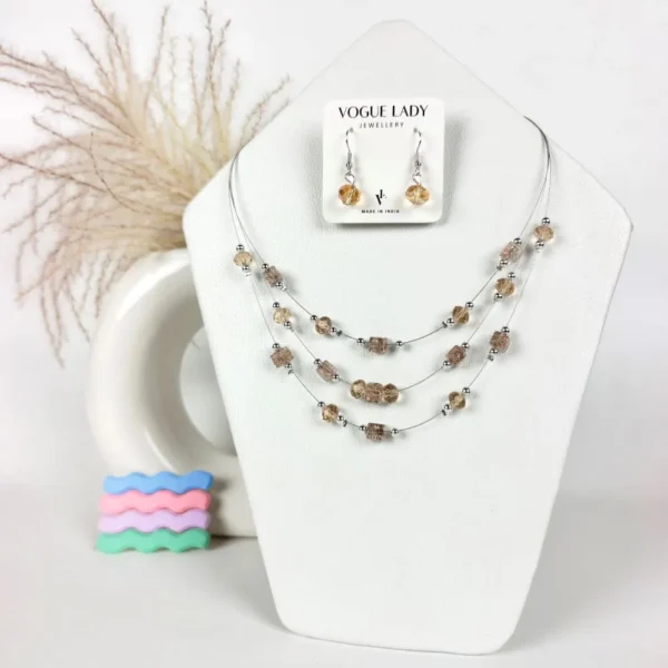 Copper canyon layered necklace