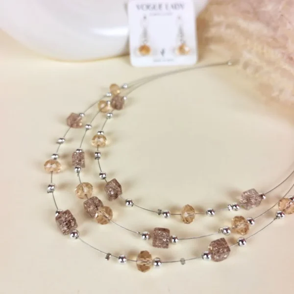 Copper canyon layered necklace