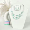 Aqua marine layered necklace