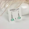 Aqua marine layered necklace