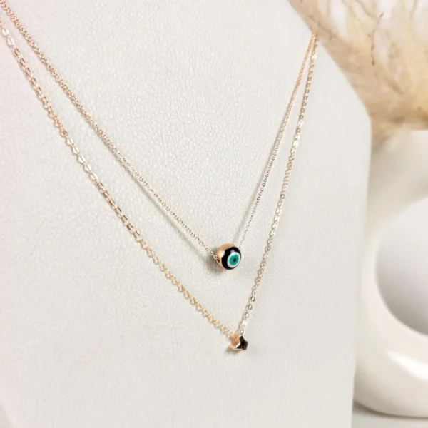 Charmed Gaze layered neck chain