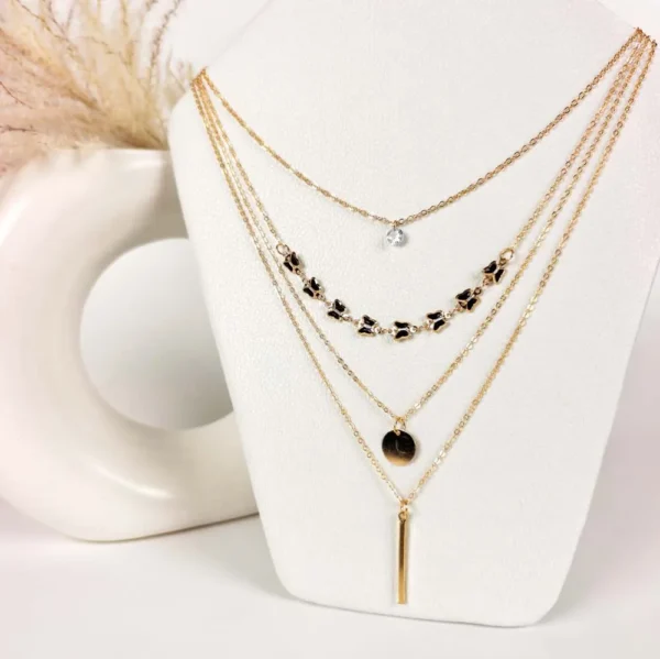 Celestial Charm layered necklace