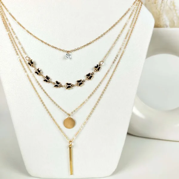 Celestial Charm layered necklace