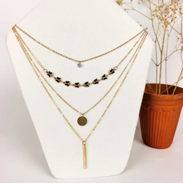 Celestial Charm layered necklace