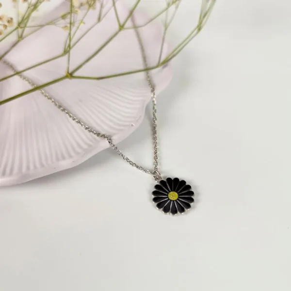 Boho Bliss silver neck chain