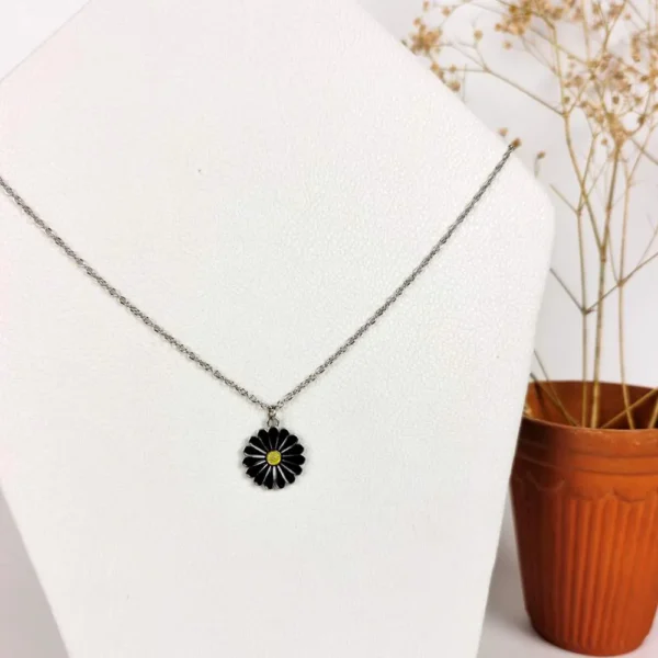 Boho Bliss silver neck chain