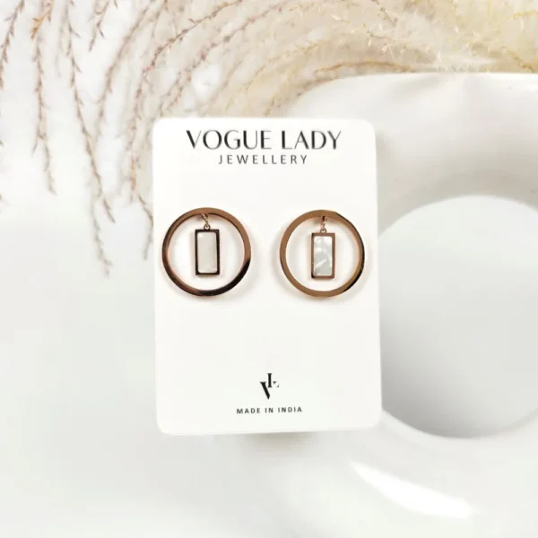 Sunset sparkle designer earrings
