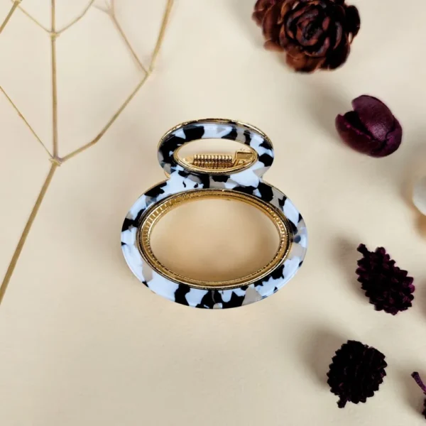 Gilded Marble metal clutcher