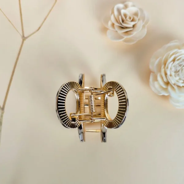 Gilded Marble metal clutcher