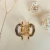 Aurora Marble metal clutcher