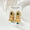 Rangrez traditional pearl jhumka