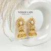 Noorani traditional pearl jhumka
