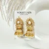 Noorani traditional pearl jhumka