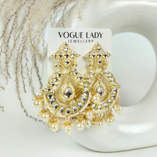 Gulab baagh chandbali earrings