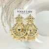 Gulab baagh chandbali earrings