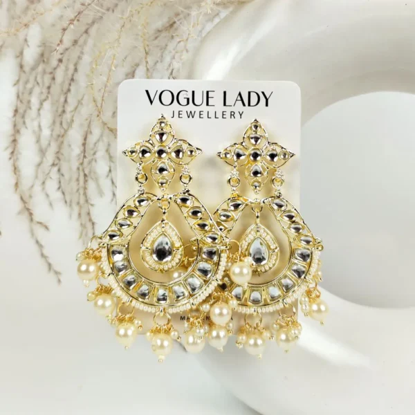 Gulab baagh chandbali earrings