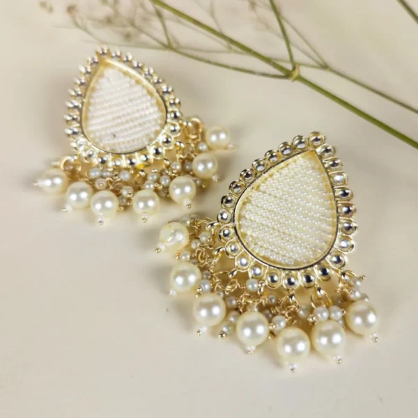 Mughal magic chandbali earrings