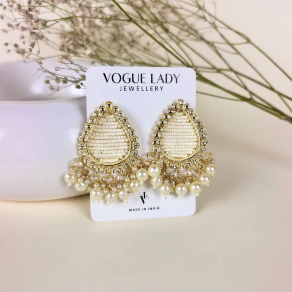 Mughal magic chandbali earrings