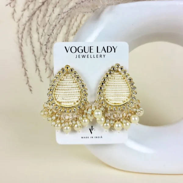 Mughal magic chandbali earrings