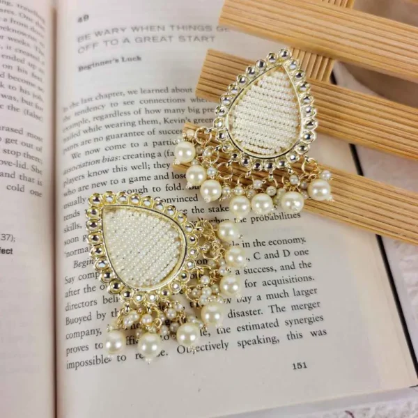 Mughal magic chandbali earrings