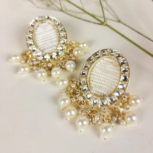 Rajput royalty chandbali earrings
