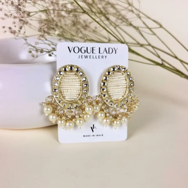 Rajput royalty chandbali earrings