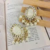 Rajput royalty chandbali earrings