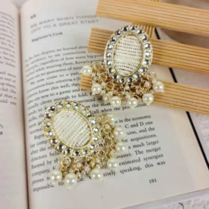 Rajput royalty chandbali earrings