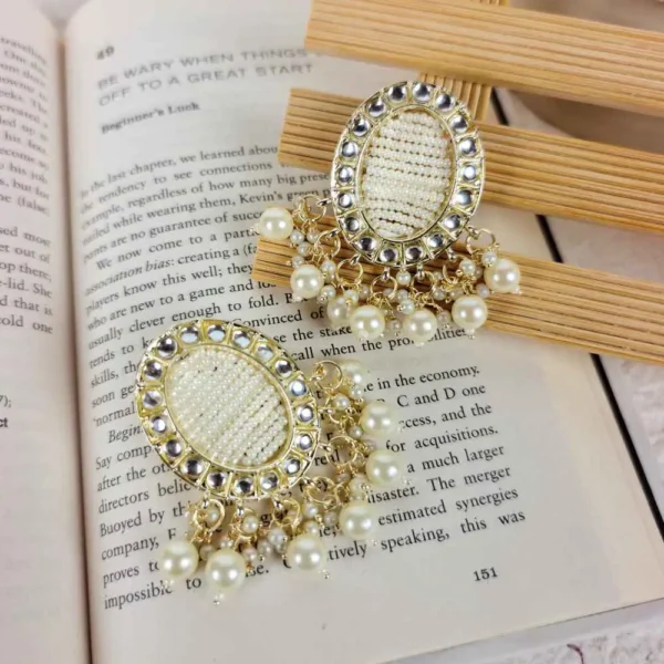 Rajput royalty chandbali earrings